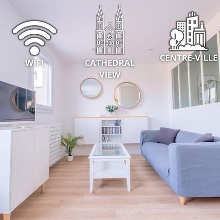 Le Clovis - Cathedrale Apartman Reims Kültér fotó
